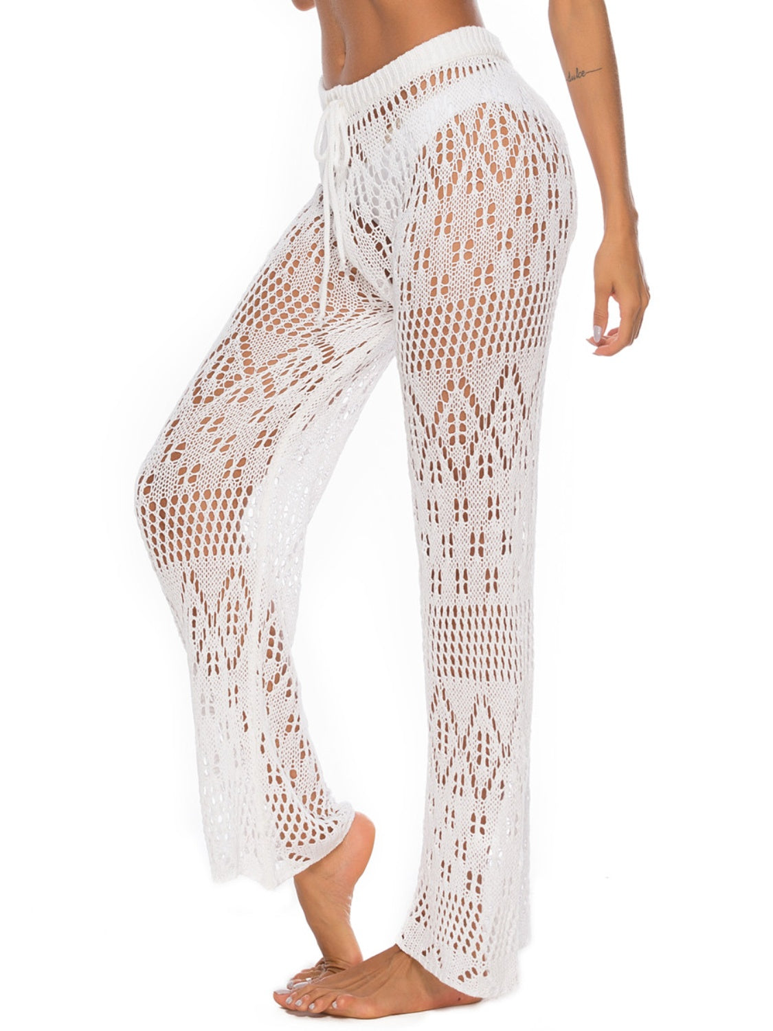 swvws Cutout Straight Swim Pants