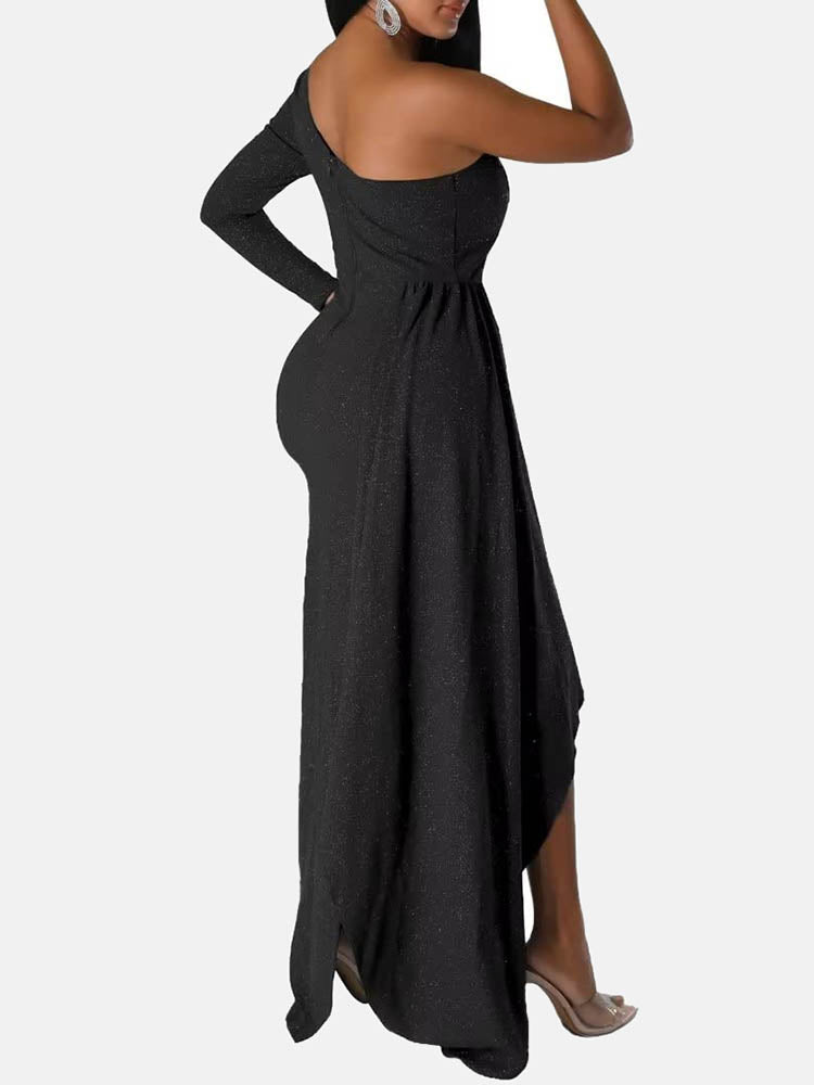 Sixsr One Shoulder Formal Dress