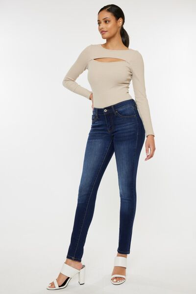 swvws Kancan Mid Rise Gradient Skinny Jeans