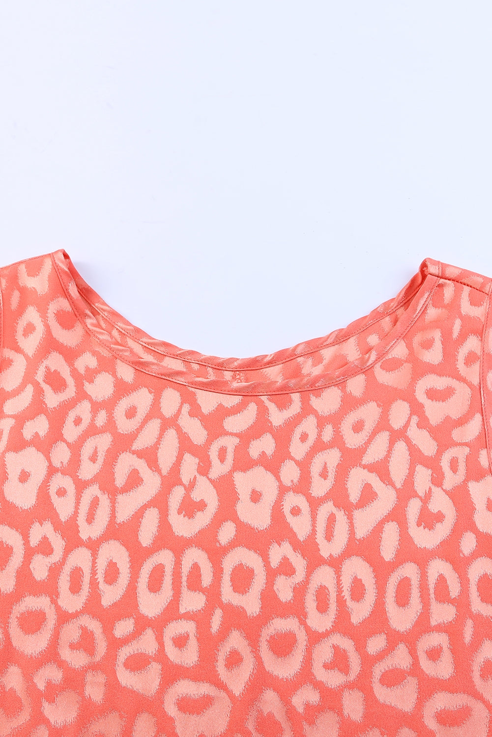 swvws Sweet Days Leopard Round Neck Tank