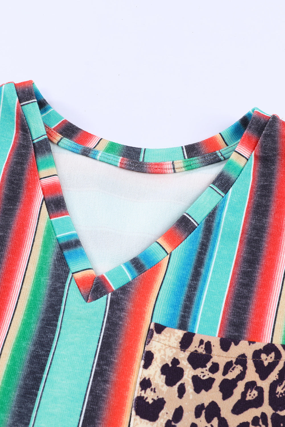 swvws Rainbow Stripe Pocket Patch Tank