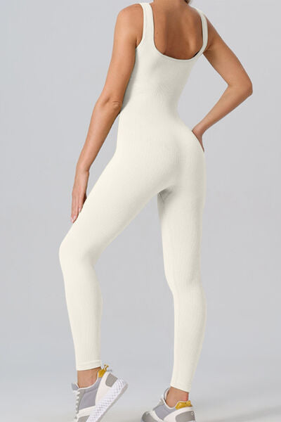 swvws Square Neck Wide Strap Jumpsuit