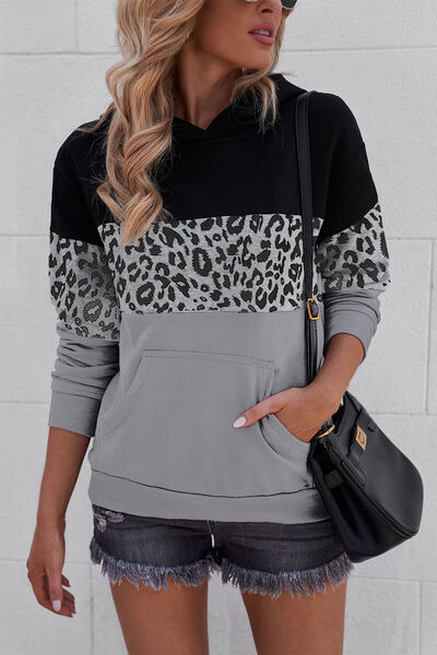 swvws Color Block Dropped Shoulder Sweatshirt