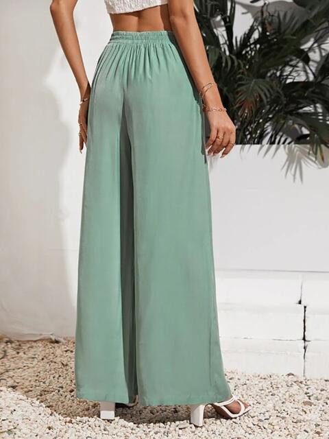 swvws Drawstring Wide Leg Pants