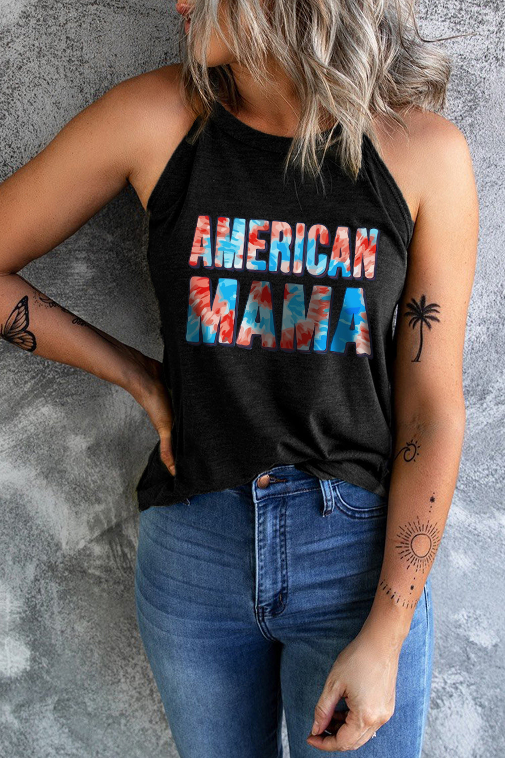 swvws AMERICAN MAMA Graphic Tank