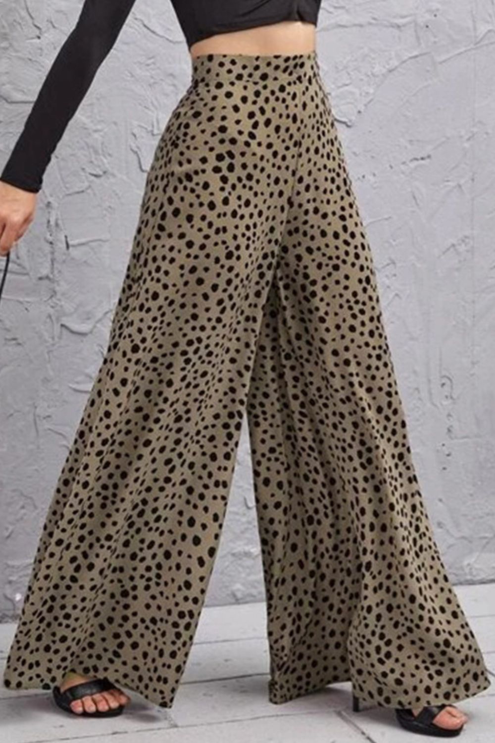 swvws Animal Print High-Rise Culottes