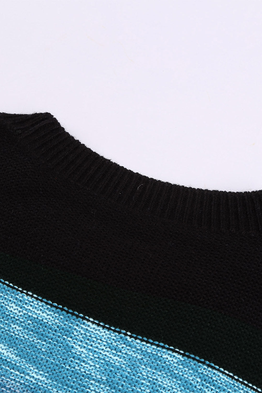 swvws Cozy For Keeps Color Block Drop Shoulder Sweater