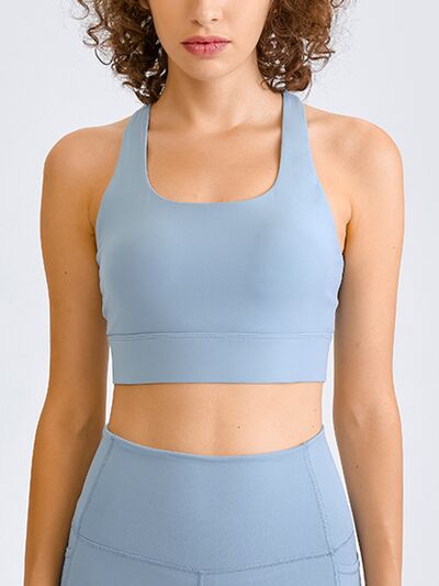 swvws Double Take Square Neck Racerback Cropped Tank