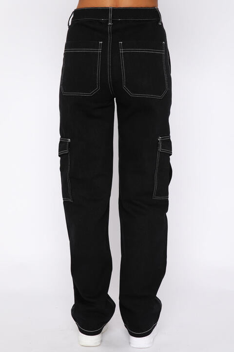 swvws High Waist Jeans with Pockets