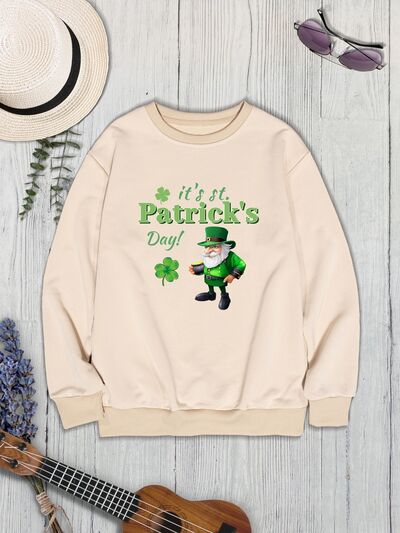 swvws IT'S ST. PATRICK'S DAY Round Neck Sweatshirt