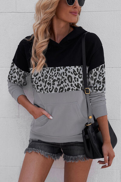 swvws Color Block Dropped Shoulder Sweatshirt