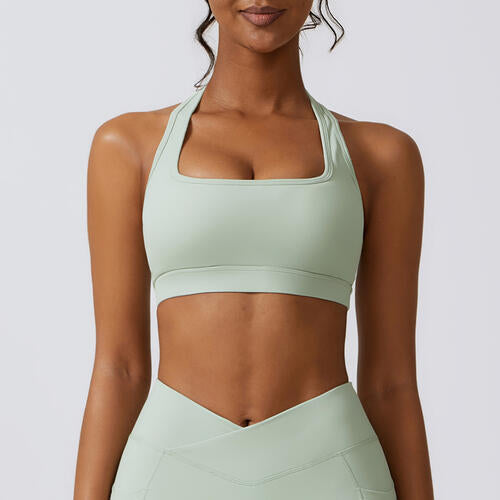 swvws Halter Neck Sport Bra