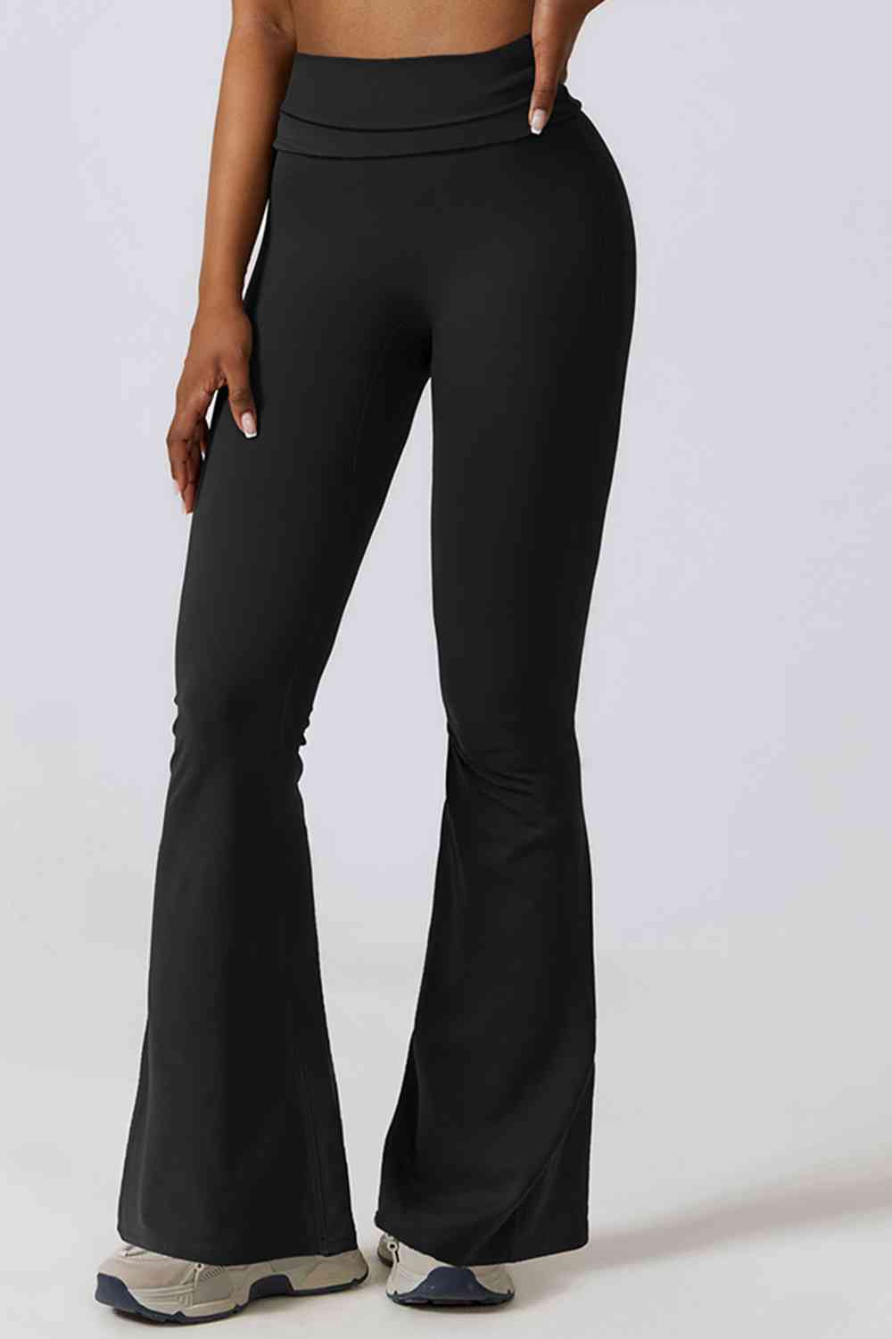 swvws Halter Neck Flare Sport Jumpsuit