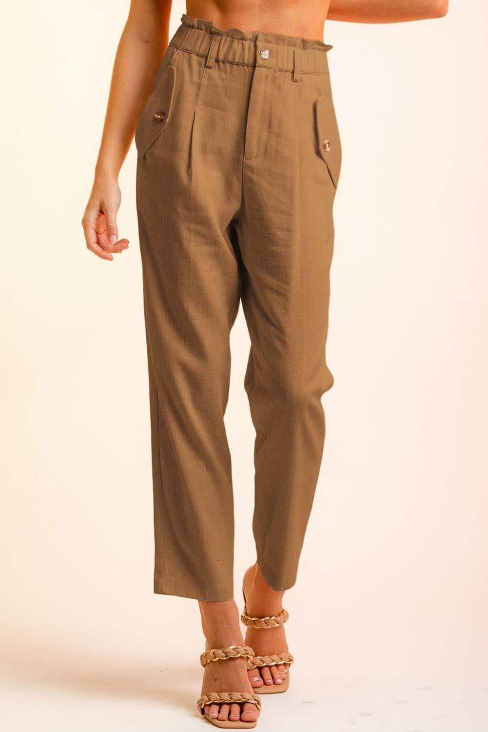 swvws Side Button Long Pants