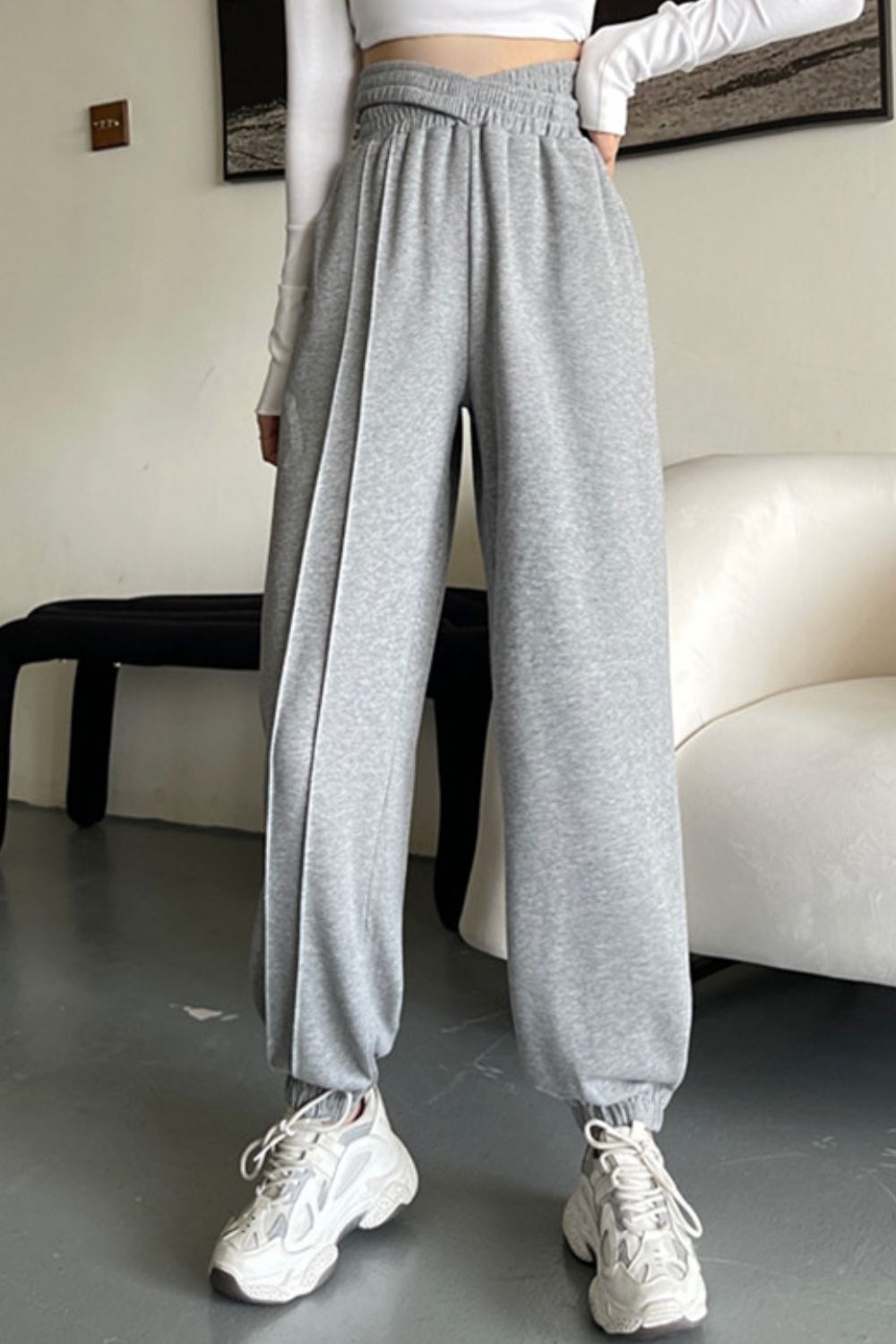 swvws Crisscross Long Sweatpants