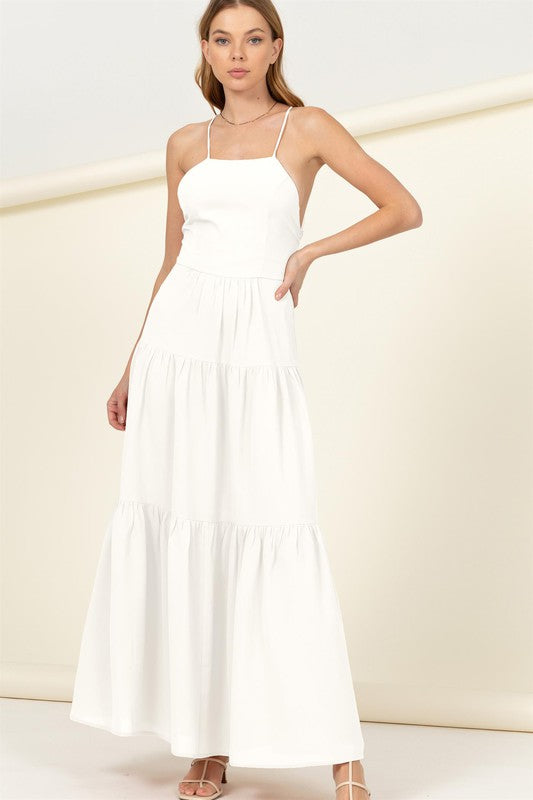 swvws Said Yes Tiered Maxi Dress