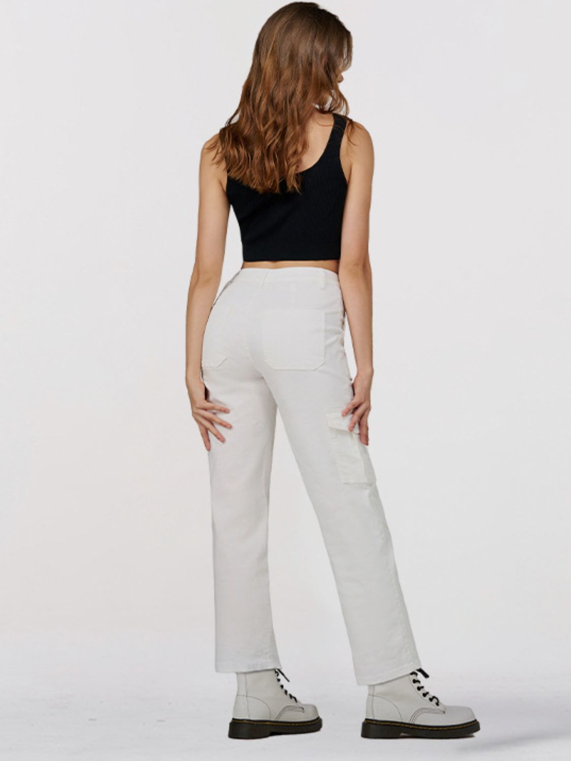 swvws Straight Leg Jeans with Pockets