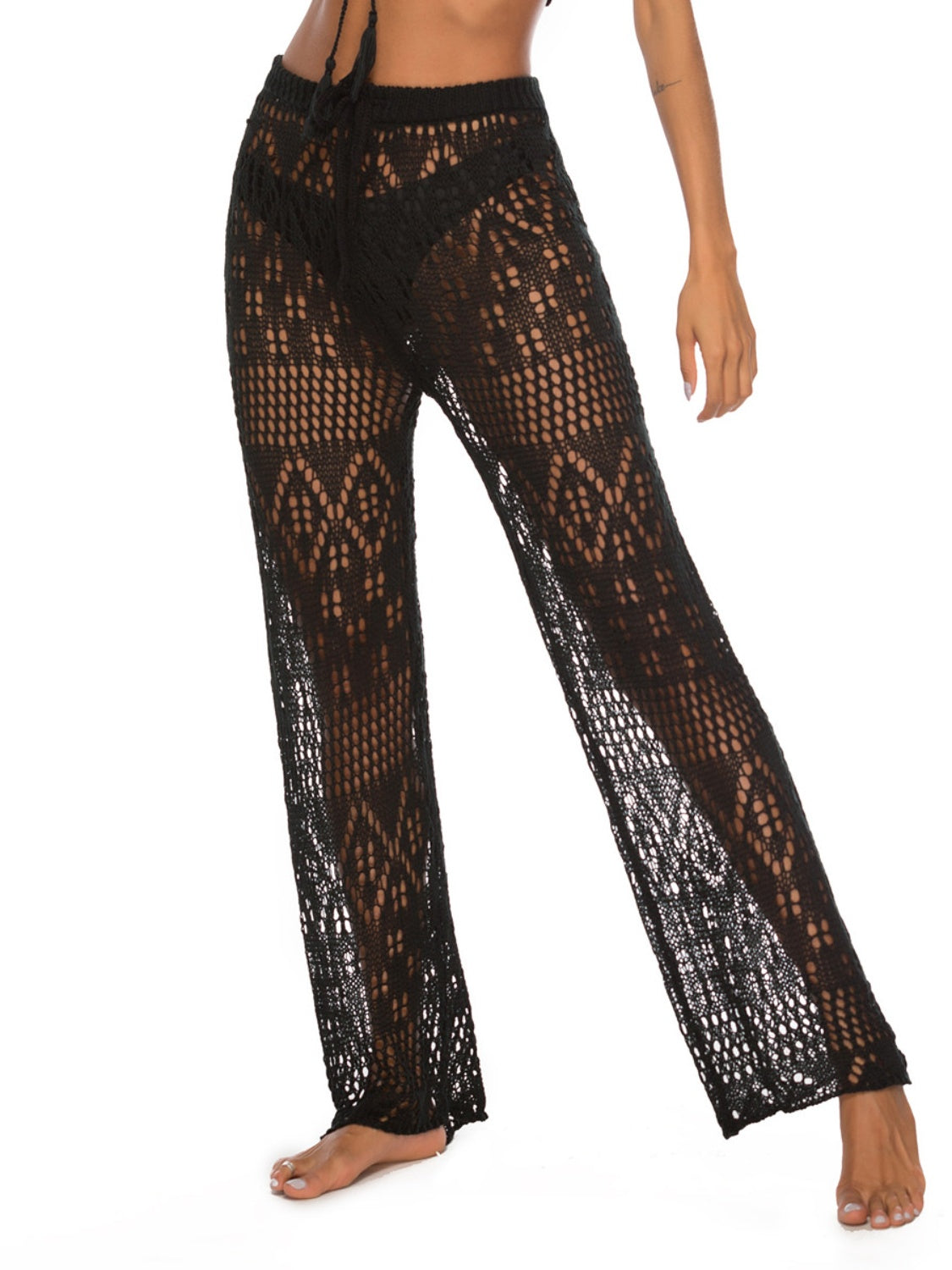 swvws Cutout Straight Swim Pants