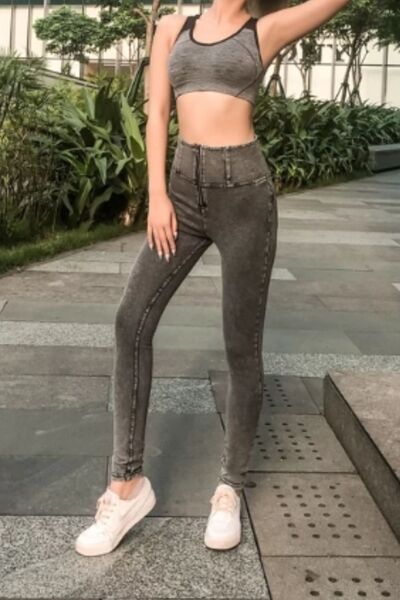 swvws Zip High Waist Skinny Pants