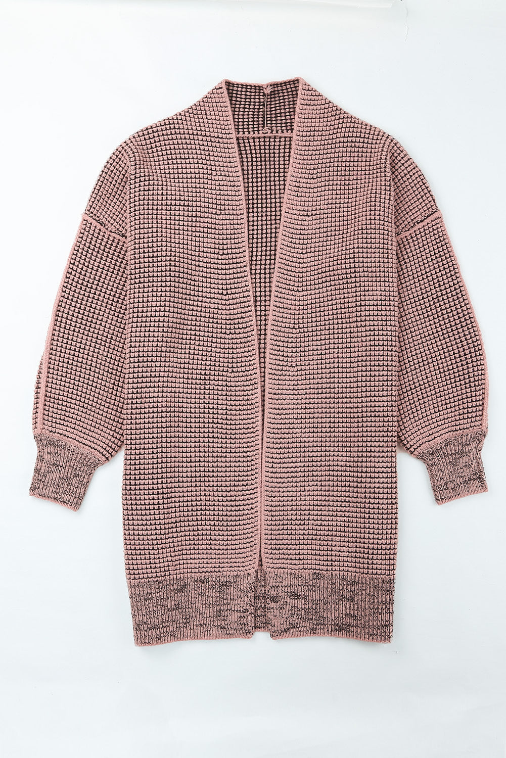 swvws Heathered Open Front Longline Cardigan