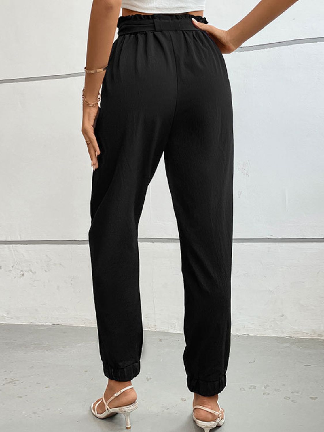 swvws Tie Front Long Pants