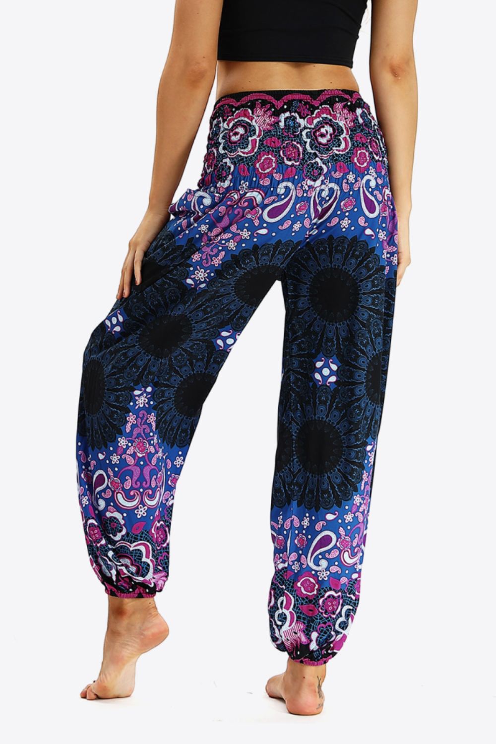 swvws Printed Jogger Pants with Pockets