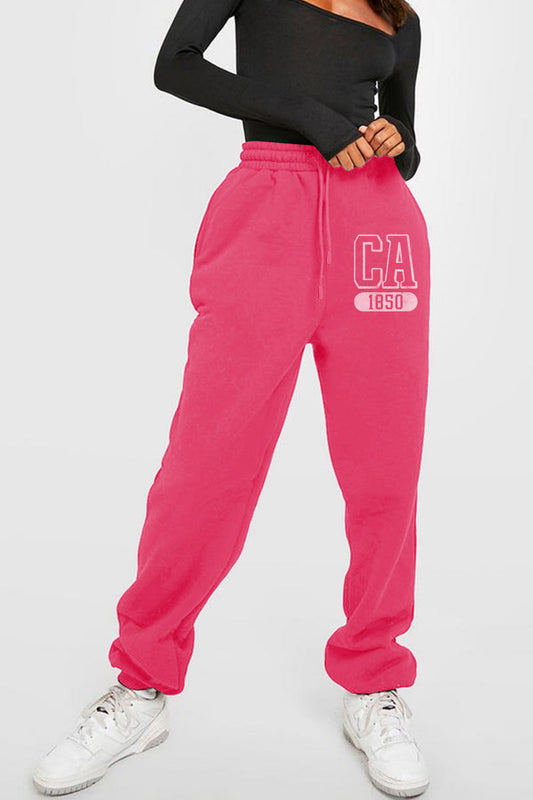 swvws Simply Love Simply Love Full Size CA 1850 Graphic Joggers