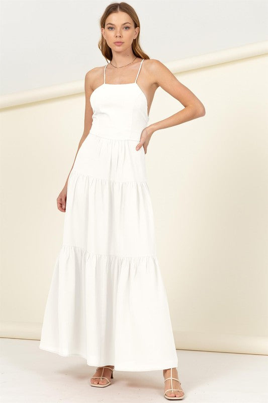 swvws Said Yes Tiered Maxi Dress