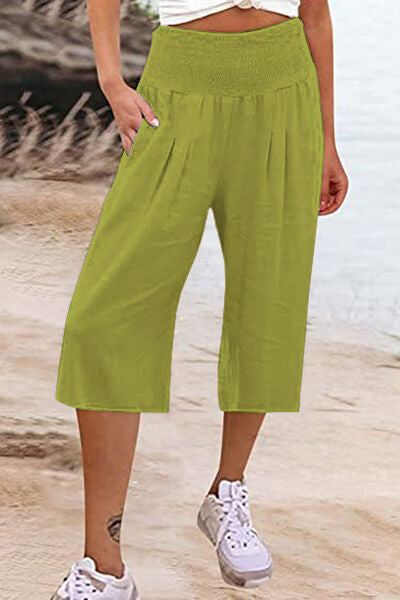 swvws Pocketed High Waist Pants