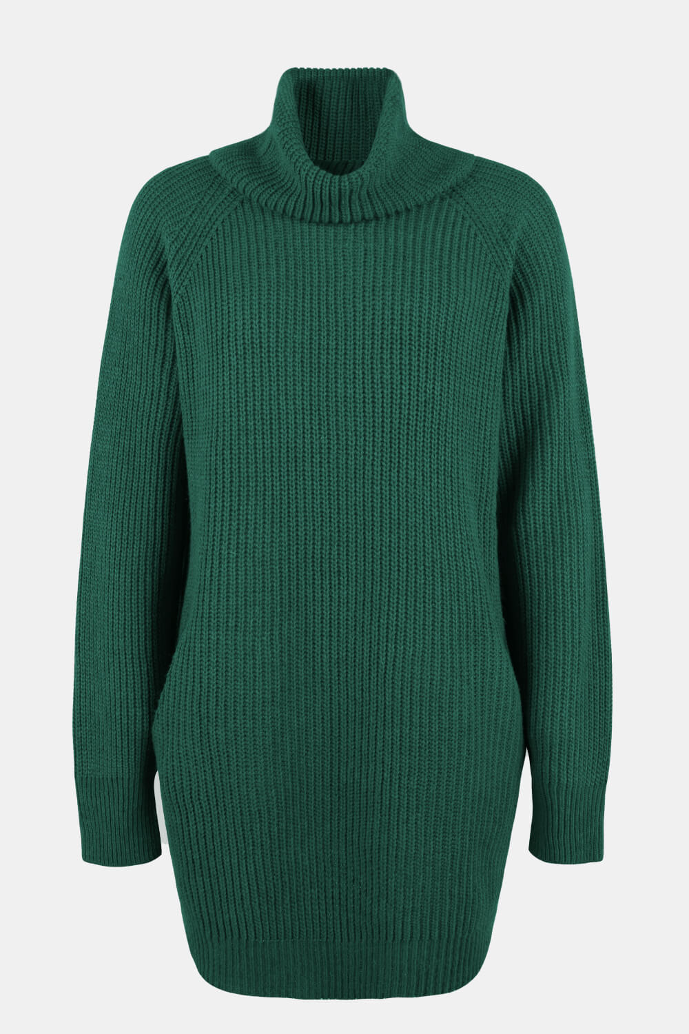 swvws Turtleneck Sweater Dress with Pockets