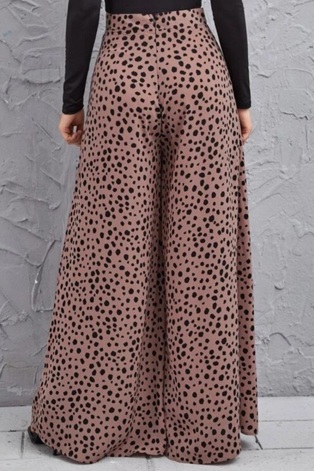 swvws Animal Print High-Rise Culottes