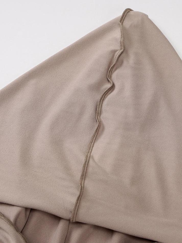 Sixsr Seam Detail Hooded Maxi Dress