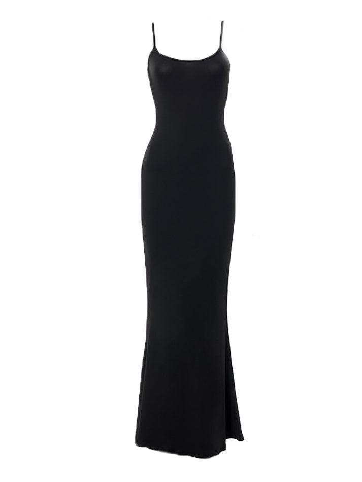 Sixsr Strap Bodycon Rib Maxi Dress